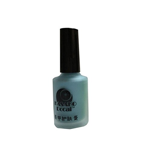 Voberry® Peel Off Liquid Tape Latex Tape Peel Off Base Coat Nail Art Liquid Palisade (Blue)