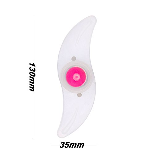 Riao-Tech 4er Set Lila LED Fahrrad Speichenlicht Speichenreflektoren Lichter, Rad Speichenleuchten für Felgen mit 3 Modi - 4