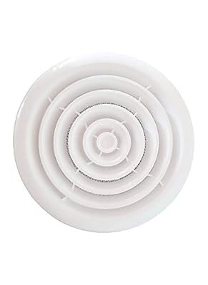 VENTEUROPE 150 mm,VMC avec Clapet anti-retour + moustiquaire intégré, 280 m3 /h,20 W,Ventilateur d'air, Extracteur,Pour Salle de bain,Cuisine, WC,Bureau, Silencieux,Faible consommation Garantie 5 ANS