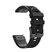 Produktbild happy event Schnellwechsel Ersatz Silikonarmband für den Garmin Fenix 5X Plus (Schwarz)