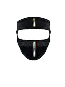 Mra Fashion Tricolor Full Face Dust Proof Mask For Bike|Cycle Balaclava for Men & Women (Size: Free, 1 Piece)