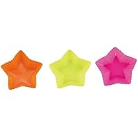 Blaumann-Molde de silicona para repostería 6 unidades, diseño con forma de estrella