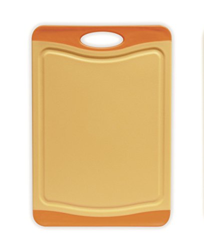 Excelsa Security Schneidebrett antibakteriell Kunststoff, Orange/Gelb/Grün/Blau, 20 x 14 x 1 cm - 2