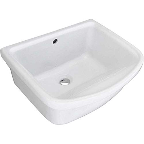 Linpha sanitarios lavabo de cerámica con escurridor L 45 cm x 38 cm d