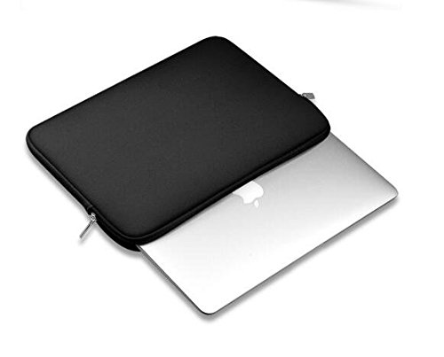 Doweiss Schutzhülle für Laptops Macbook Pro Retina Hülle Laptop Tasche für Laptops (14 Zoll, Schwarz) - 3