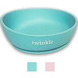 Ventosa con Gran Succión Ideal para Alimentación BLW: La potente adhesión del bol a la mesa o trona favorece la alimentación independiente infantil y el aprendizaje del bebé; Ideal para método baby led weaning a partir de los 6 meses