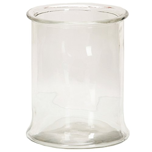 6 Stück Glaszylinder H 14 cm - Teelichtgläser- Windlichter - Vasen