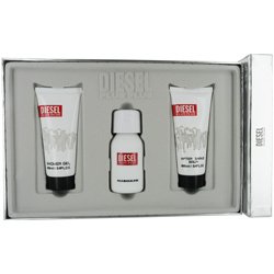 Plus Plus Masculine by Diesel Eau de Toilette Spray 75ml, Aftershave Balm 100ml & Shower Gel 100ml