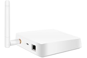 Blindsmart Zigbee Hub mit Antenne funktioniert mit Apple Home Homekit, kabelgebundener Smart Home Automation Hub Zigbee Gateway, kompatibel mit Tuya Zigbee Geräten, ZMHK-01(2nd Gen)