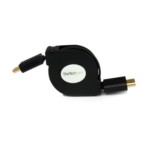 StarTech 1,20 m langes, aufrollbares High-Speed HDMI-Kabel mit Ethernet - HDMI auf HDMI
