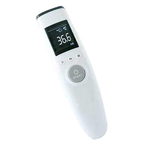 Preisvergleich Produktbild Ohrthermometer Baby Kind Und Erwachsener Stirnthermometer, Berührungsloses Kinderthermometer, Digitales Infrarot-Ohr- Und Stirnthermometer, Einfach Zu Bedienen (Color : White)