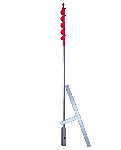 50 mm Erdbohrer verlängerbar " HIER " in 1.1m, 3m, 6m, 8m, 10m, 12m Länge … (** z.B. 1.1m **)