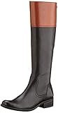  CAPRICE Damen Kania Hohe Stiefel, Schwarz (Black/Cognac 35), 37 EU