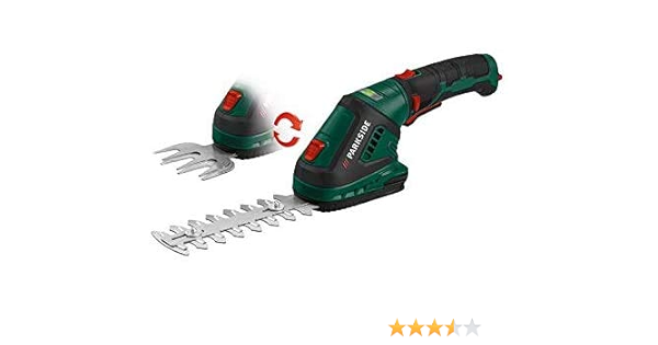 Parkside Cordless Grass Hedge Trimmer Pgsa 4 A2 2 In 1 For Tidying Lawn Edges And Shaping Hedges Easy To Operate Trimmer With Powerful Li Ion Battery 4 0v 2 0ah Amazon Co Uk Garden Outdoors