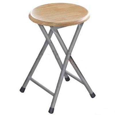 supersalestore Simple Junior Children Kids Folding Foldable Beech Stool Folding Lock