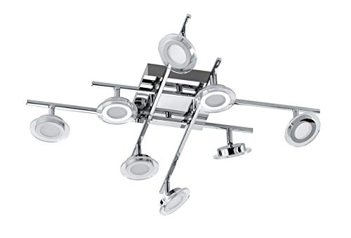 Wofi Lámpara de techo, 66x66x14 cm