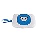 Produktbild Feuchttücher Aufbewahrungsbox Baby Outdoor Reise Kinderwagen Wet Wipes Box nachfüllbar Container für Auto Badezimmer Wohnzimmer(White + Blue)