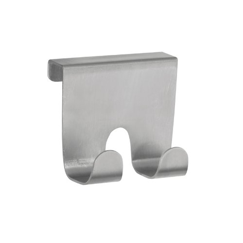 InterDesign Forma Over The Cabinet 2 Hook, Silver