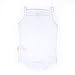 Cambrass Unisex Baby Frilled Strap Sleeveless Bodysuit 3 - 6 Months White