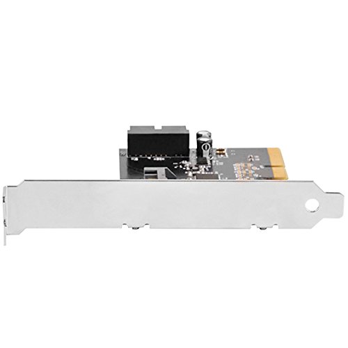 SilverStone SST-ECU04-E – PCI-E Erweiterungskarte, 1x intern USB 3.1 19-pin Anschluss, 10 Gbps, ReDriver ASIC chip, low-profile geeignet - 6