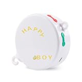 MYTK neue, verbesserte Version der elektrischen, batteriebetriebenen Spieluhr mit Micro-SD-Karten-Slot für Baby-Mobiles inklusive 128 MB Micro-SD-Karte mit 12 Melodien. Erweiterbar bis 2 GB (Spieluhr+Letter Stickers+Heart-Shaped Sticker) - 4
