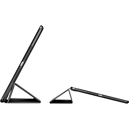 iPad Air 2 Hülle, ESR® Auto Schlaf/Aufwachenen Funktion Ledertasche mit Translucent Rücken Abdeckung (Silikon Rahmen + Hart PC Zurück) mit Kühlloch Schutzhülle für iPad Air 2 / iPad 6 (Schwarz) - 6