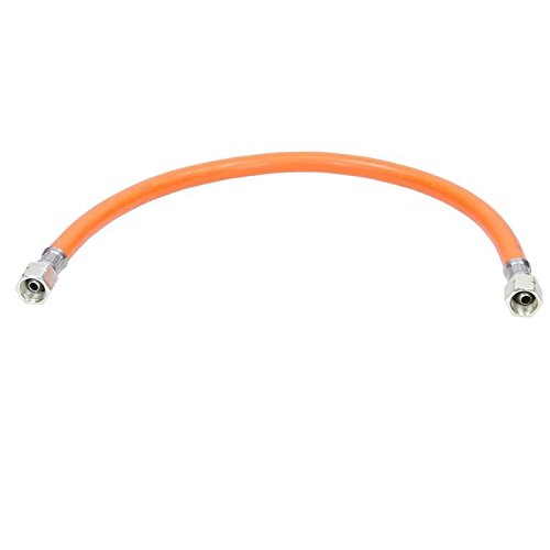 ECD Germany 50 mbar Druckminderer mit Manometer Gasdruckregler + 40 cm Mitteldruck-Propanschlauch Gasdruckschlauch Gasschlauch - 2