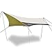 Produktbild Sici Markise Camping Tarp Camping vielseitig leicht und langlebig schnell Bauen stabile Campingplane Markise Outdoor-Abenteuer zu Fuß (3,6 * 4,2 m weißer Schmetterling Form)