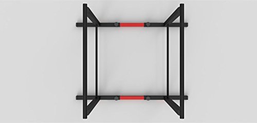 PROFI Dip Station Barren Dip Ständer 2 x Verbindungsrohr bis 280Kg ! Höhe verstellbar 108-120cm - 3