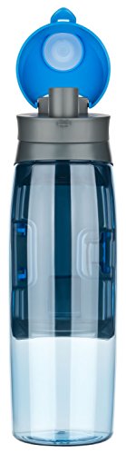 Wasserflasche Sport mit Fach für Geld, Schlüssel / praktische Flasche für Fitness, Training, Gym, Outdoor, Schule, Freizeit / Trinkflasche – BPA frei, auslaufsicher / sports water bottle – 750ml - 5