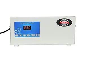 SYSPRO Digital Bottle Chiller Refrigerator,Refrigerator Upto 700 ltrs Stabilizer Tabletop Stabilizer (Working Range 90V - 300V)