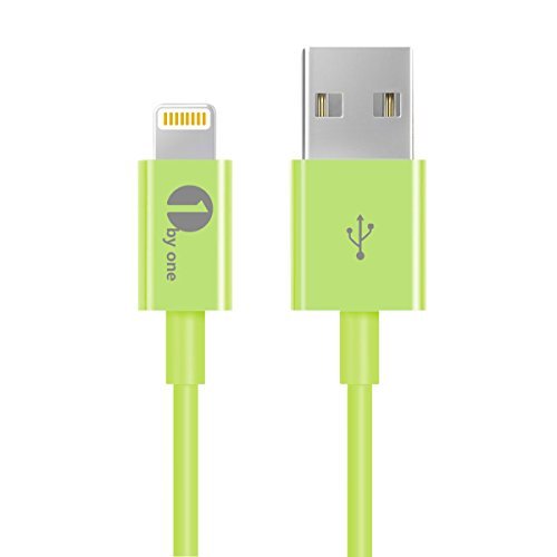 1Byone Charging cable for iPhone 1M (3.28ft) [Apple MFI Certified] Lightning to USB Cable for iPhone 7 7Plus, iPhone 6 6s, 6 Plus 6s Plus 5 5s Apple Cable Apple Lightning Cable-1-Year Limited Warranty, Green