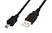 Produktbild DIGITUS DK-300108-010-S USB 2.0 Mini Kabel, USB-A auf 5 Polig Mini USB-B, 1m