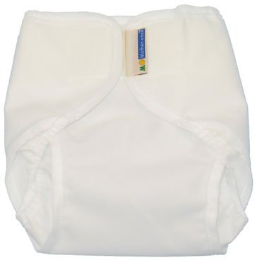 Rikki Wrap Nappy Cover Large White