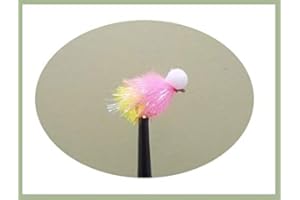 TROUTFLIES UK EGG AND BLOB FLIES Blob Fly, 6 Pack of Candy Booby Blob Trout Flies, size 10, for fly fishing, Blobs
