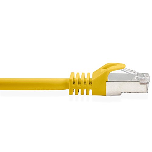 30M – CAT.7 Ethernet Gigabit Lan Netzwerkkabel (RJ45) | 10/100 / 1000Mbit / s – Für das Streaming | SUHD Tv | IPTV | Desktop-PC | Servers | Laptops | Netzwerkdrucker – Halogen frei / 10 Gbs / Qualität | kompatibel zu CAT.5 / CAT.5e / CAT.6 | Switch/Router/Modem/Patchpannel/Access Point/Patchfelder | - 5