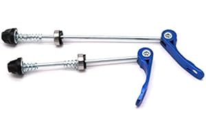 CARBONENMY Set de serrage rapide pour vélo - Multicolore et noir - Pour avant et arrière