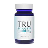 TRU NIAGEN Nicotinamide Riboside - Patented NAD Booster for Cellular Health & Energy Metabolism, 300mg Vegetarian Capsules, 300mg Per Serving, 30 Day Bottle
