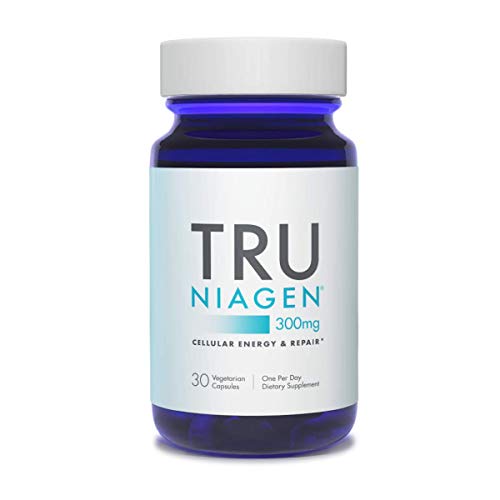 TRU NIAGEN Nicotinamide Riboside - Patented NAD Booster for Cellular Health & Energy Metabolism, 300mg Vegetarian Capsules, 300mg Per Serving, 30 Day Bottle (30 Count (Pack of 1))