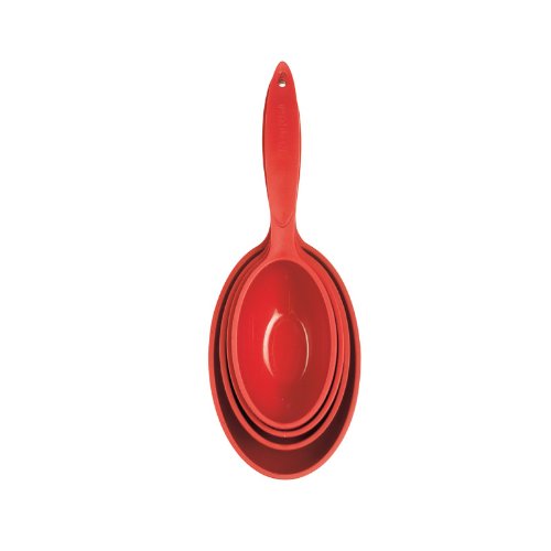 Cuisipro 74701505 Messbecher Set 4-teilig, rot