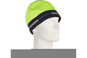 Mystic Watersports - Surf KiteSurf & Windsurfing 2mm Neoprene Wetsuit Reflective Beanie Hat Flash Yellow - Unisex