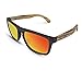 Produktbild TWO-X Sonnenbrille Wood braun orange WF Look Holz Zebrano verspiegelt polarisiert