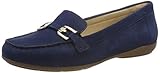 Da_Schuhe_Mokassins_T Geox Damen D Annytah Moc a Mokassin, Blau (Blue C4028), 37 EU