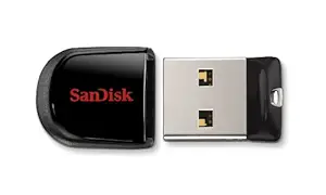 SanDisk Cruzer Fit 8GB USB 2.0 Pen Drive (Black)