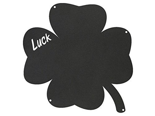 Metallplatte Kleeblatt, anthrazit, beschreibbar-für Magnetische Töpfe als Wanddeko oder Wandaufbewahrung, KalaMitica 25033-102-301 - 2