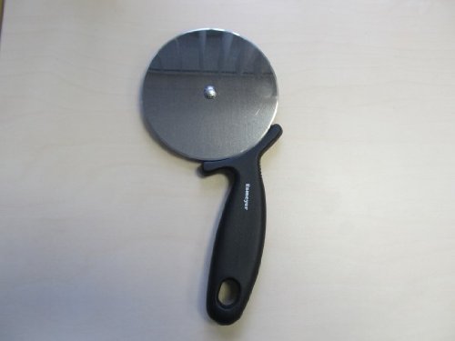 Esmeyer 291-462 Pizzaroller "Moon", Edelstahl, schwarz/silber, 23 x 7 x 5 cm