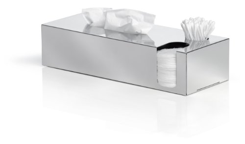 Blomus 68690 Kombibox Nexio für Kosmetiktücher, Wattestäbchen & Pads, Edelstahl poliert - 2