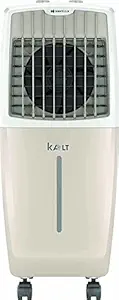 Havells Kalt 24 litres Personal Air Cooler; Knob Panel; 3 Side Honeycomb Pad, White - Champagne Gold