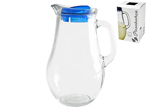 Pasabahce Jarra con tapón 1,85 l, de Cristal Transparente, 17 x 14 x 24 cm