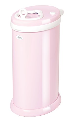Ubbi Diaper Pail/Nappy Bin (Light Pink)